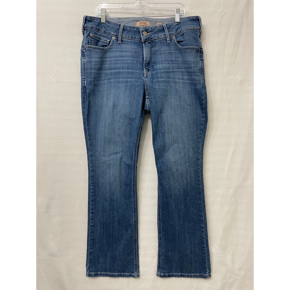 Ariat REAL Jeans size 18W Medium Wash Mid Rise Boot Cut Western Stretch